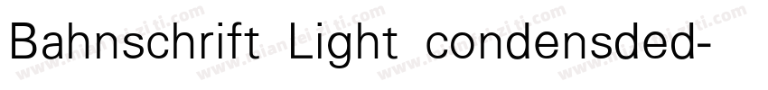 Bahnschrift Light condensded字体转换
